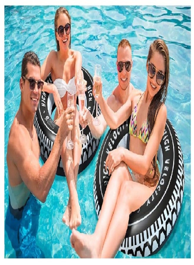 ClearChoice:- Giant Tire Inflatable Floating Swimming Tube Tyre Adult Swimming Ring(Size-36''inch)(9 + Years up)(1 PIS) - Image 5